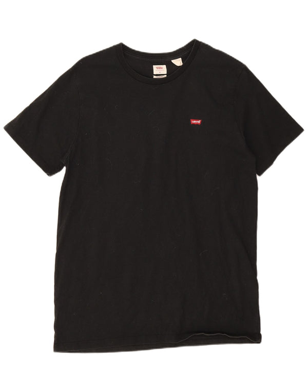 Levi's Mens Standard T-Shirt Top Medium Black Cotton
