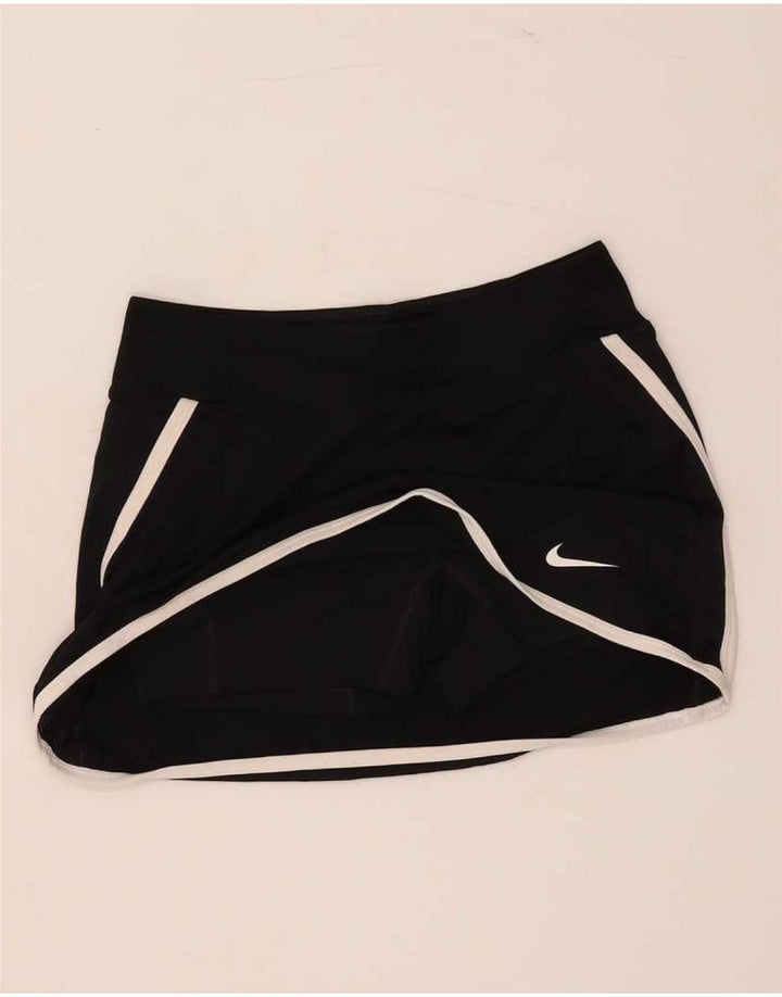 Nike Womens Dri Fit Skort UK 10 Small Black Polyester