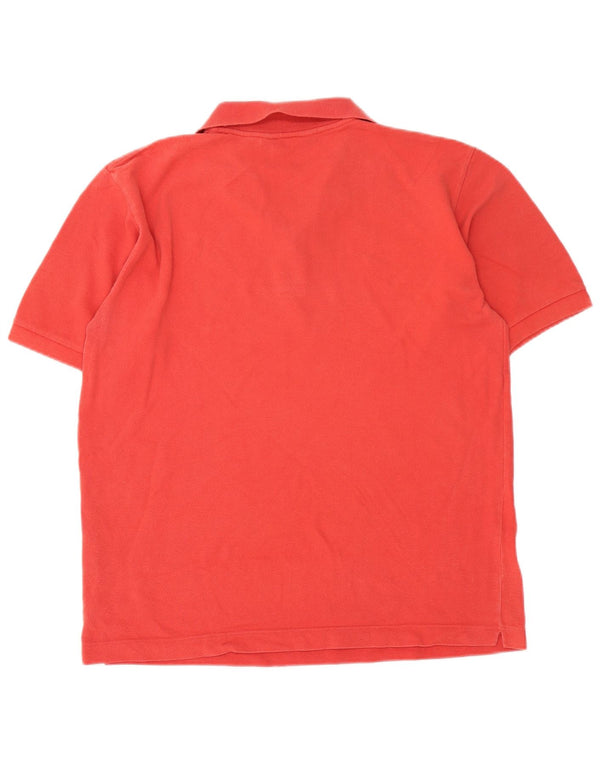 Kappa Mens Polo Shirt Medium Red Cotton