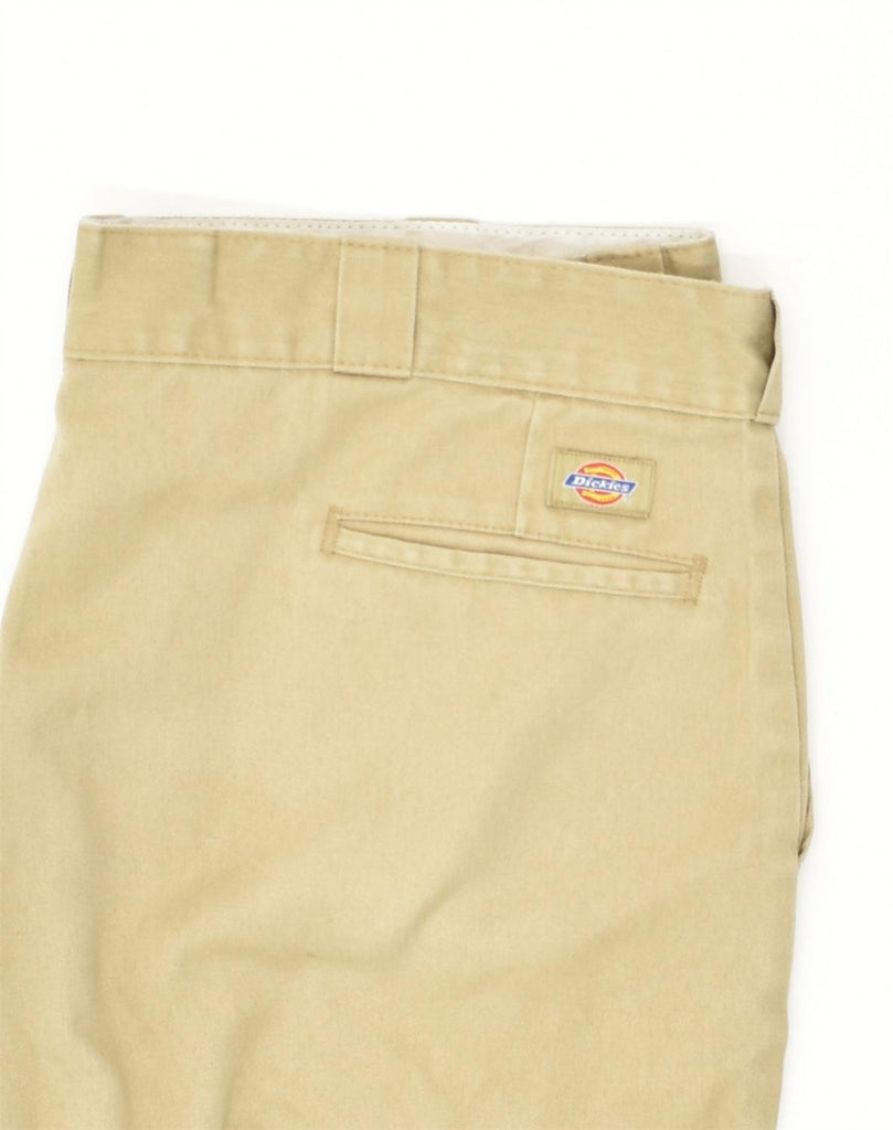 DICKIES Mens Tapered Chino Trousers W42 L30 Beige Polyester | Vintage Dickies | Thrift | Second-Hand Dickies | Used Clothing | Messina Hembry 