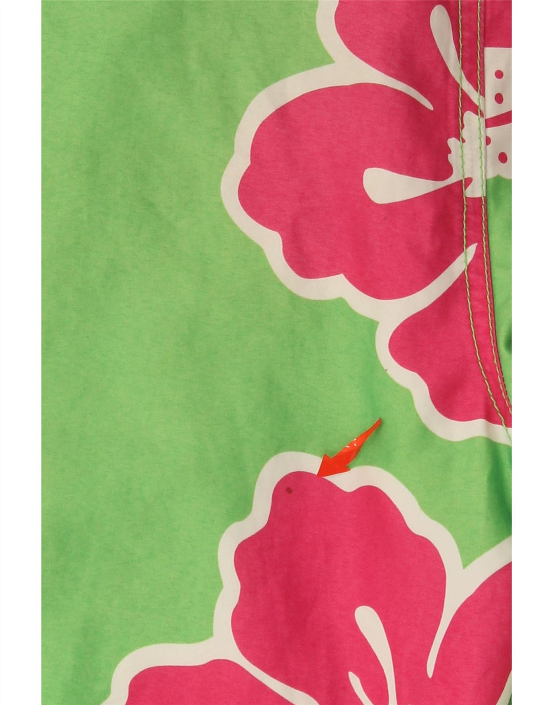 TOMMY HILFIGER Mens Swimming Shorts Small  Green Floral Polyester