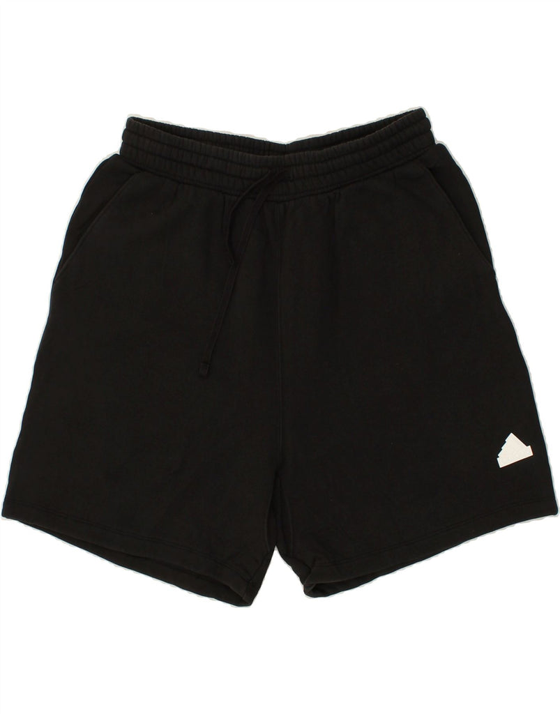 ADIDAS Mens Sport Shorts Large Black Cotton | Vintage Adidas | Thrift | Second-Hand Adidas | Used Clothing | Messina Hembry 