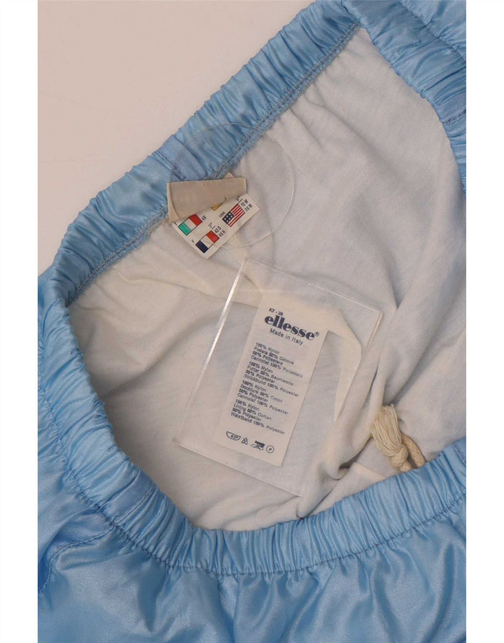 Ellesse Womens Tracksuit Trousers Joggers US 12 Large Blue Nylon