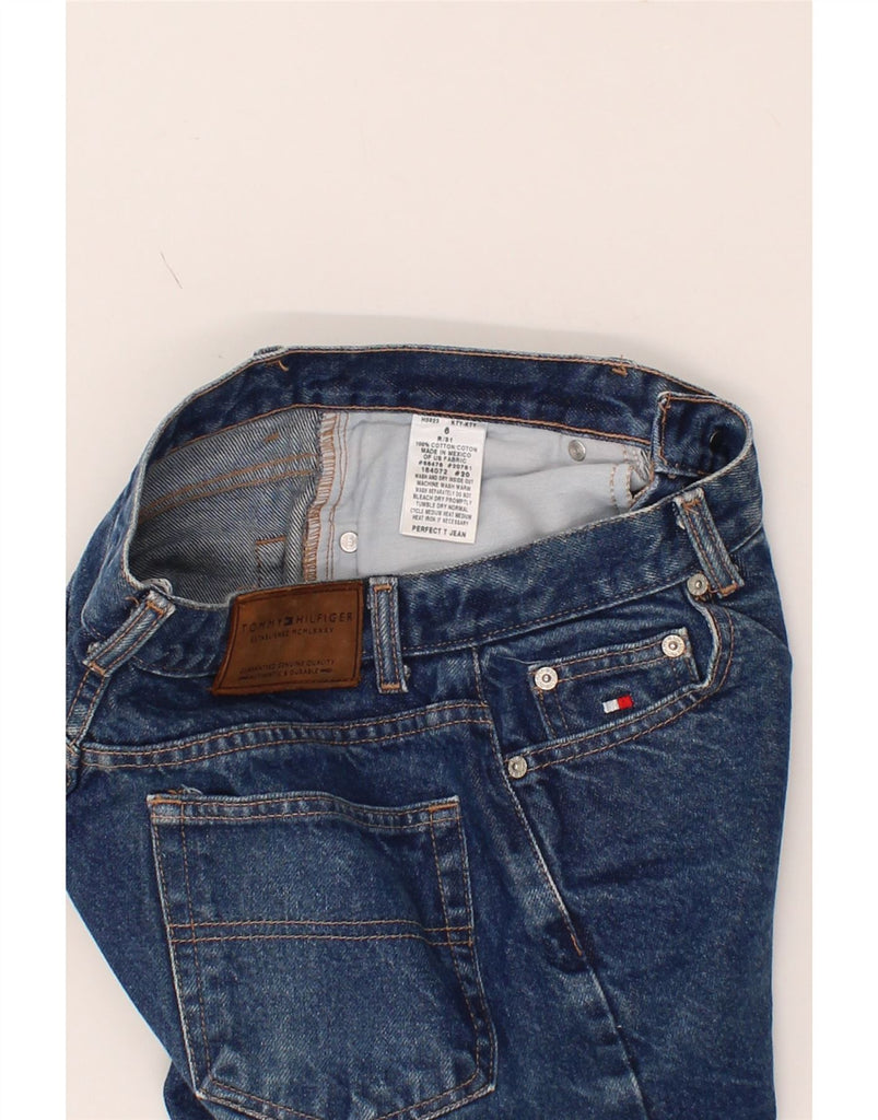 TOMMY HILFIGER Womens Tapered Jeans US 6 Medium W28 L28 Blue Cotton Vintage Tommy Hilfiger and Second-Hand Tommy Hilfiger from Messina Hembry 