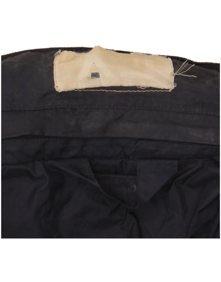 Armani Jeans Mens Rain Jacket UK 40 Large Navy Blue Polyamide