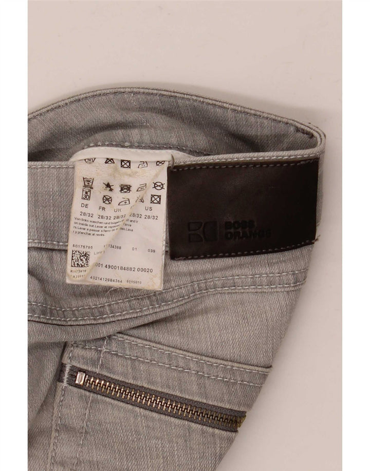 Hugo Boss Womens Slim Jeans W28 L32 Grey Cotton