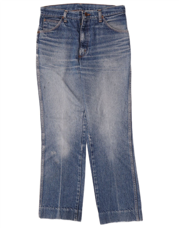 Wrangler Mens Straight Jeans W30 L28 Blue Cotton Classic