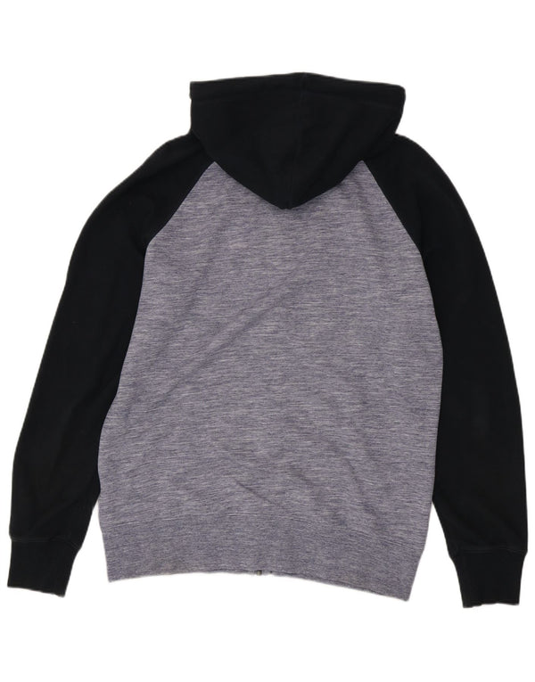 Superdry Mens Zip Hoodie Sweater XL Blue Colourblock Cotton