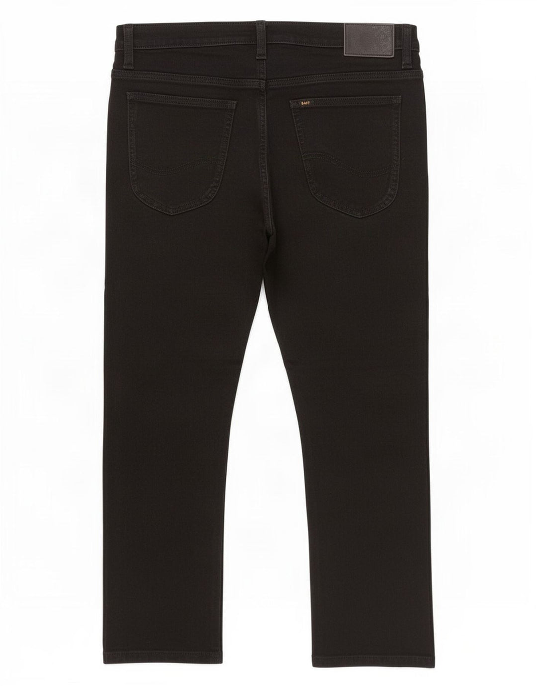 Lee Womens Luke Slim Cropped Jeans W34 L24 Black Cotton