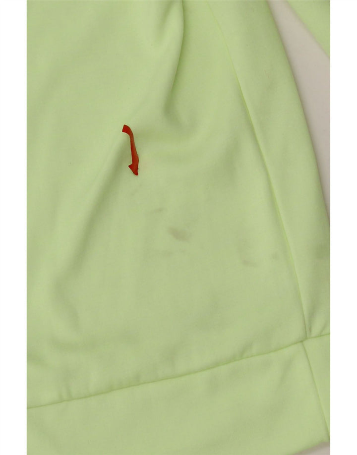 Nike Womens Dri Fit Zip Neck Pullover Tracksuit Top UK 14 Medium Green