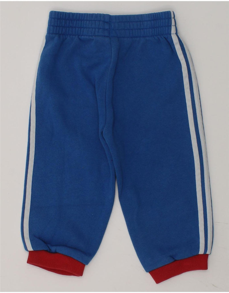 ADIDAS Baby Boys Joggers Tracksuit Trousers 12-18 Months Navy Blue Cotton | Vintage Adidas | Thrift | Second-Hand Adidas | Used Clothing | Messina Hembry 