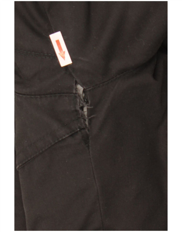 Review Mens Hooded Utility Jacket UK 40 Large Black Polyester
