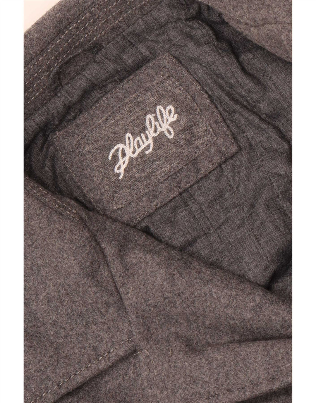 Playlife Mens Overcoat UK 40 Large Grey
