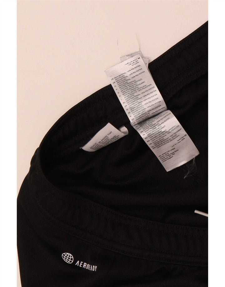 Adidas Mens Aeroready Tracksuit Trousers XL Black Polyester