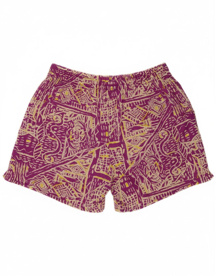 VINTAGE Boys Swimming Shorts 13-14 Years Large Multicoloured Geometric
