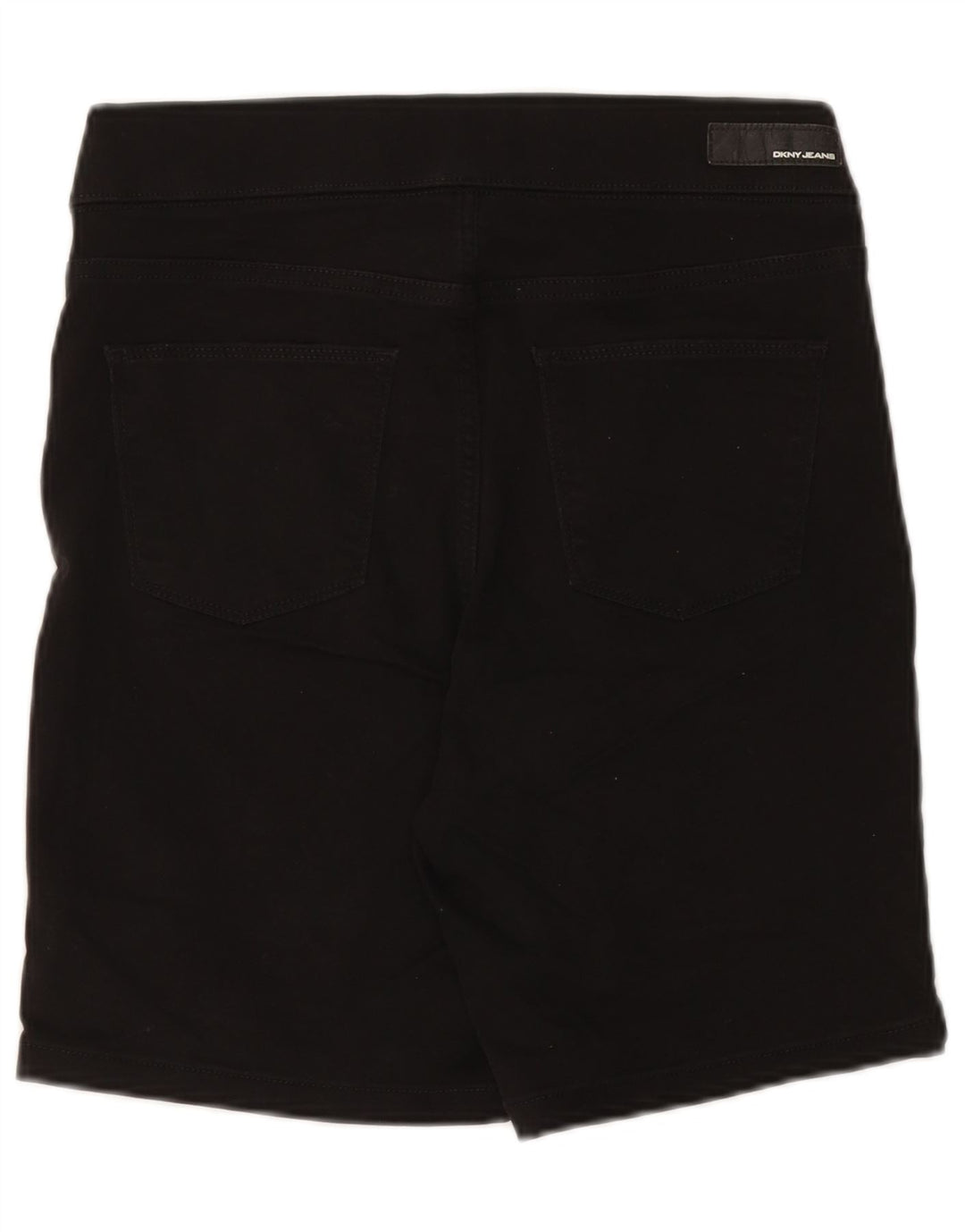 Dkny Womens Bermuda Shorts W30 Medium Black Cotton