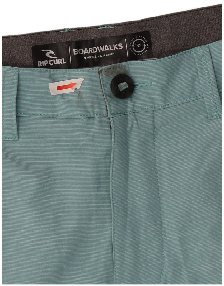 Rip Curl Mens Chino Shorts W34 Large  Blue Flecked Polyester