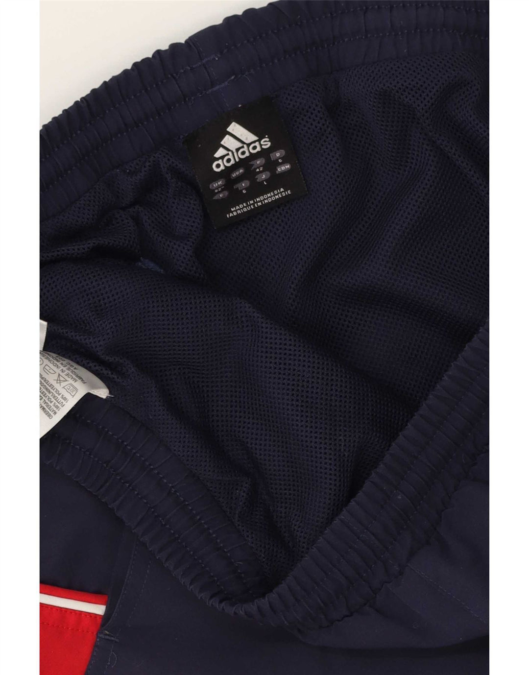 Adidas Mens Sport Shorts Medium Navy Blue Colourblock Polyester