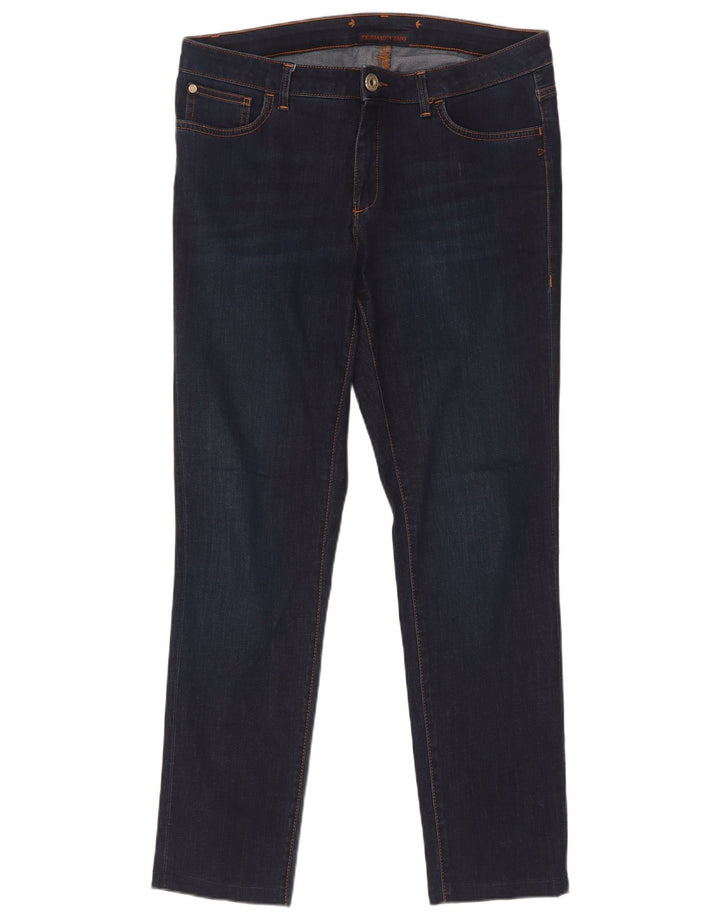 Trussardi Womens Slim Jeans W33 L30 Navy Blue