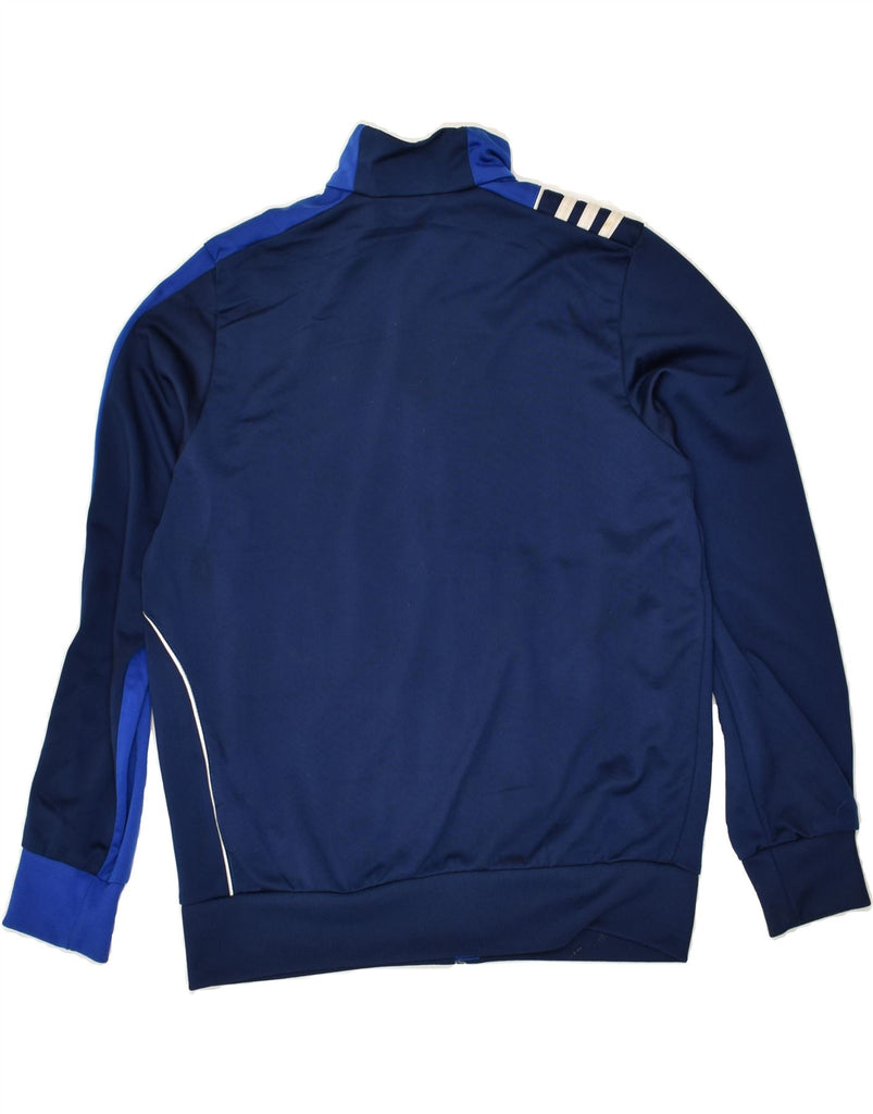 ADIDAS Boys Tracksuit Top Jacket 13-14 Years Navy Blue Polyester | Vintage Adidas | Thrift | Second-Hand Adidas | Used Clothing | Messina Hembry 