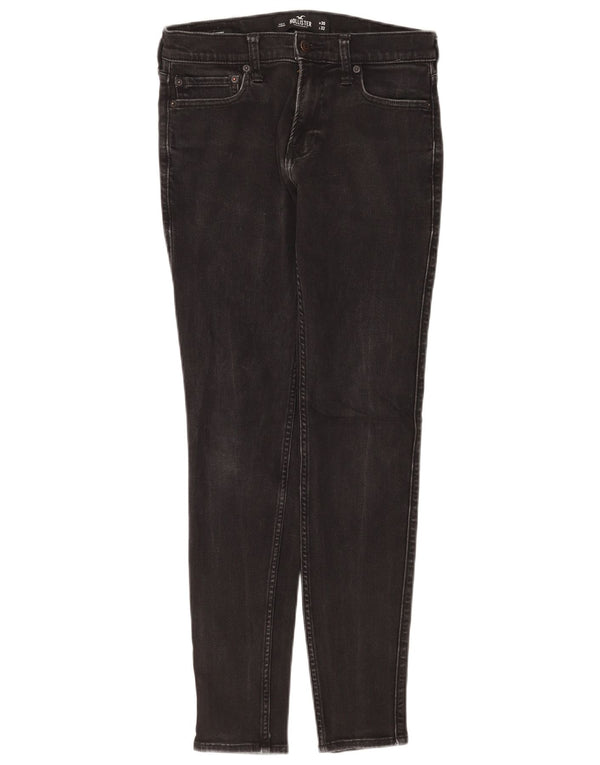 Hollister Womens Skinny Jeans W30 L32 Black Cotton