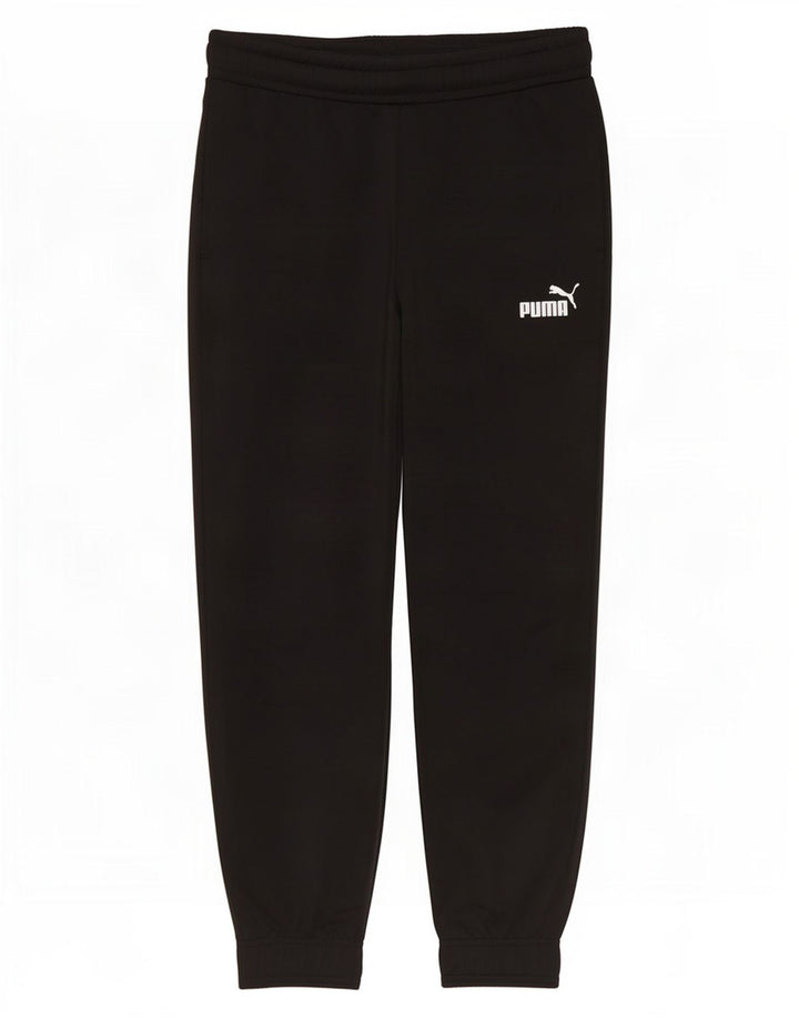Puma Mens Tracksuit Trousers Joggers Medium Black Polyester