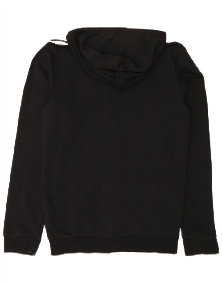 Adidas Mens Zip Hoodie Sweater Small Black Cotton