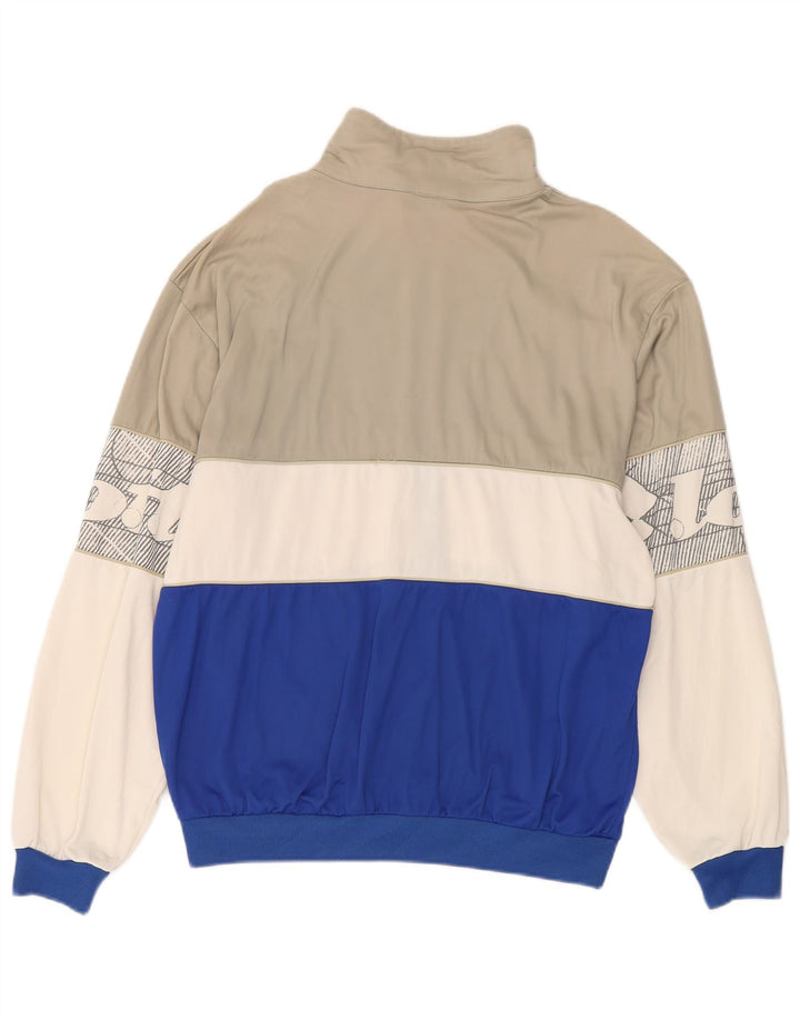 Lotto Mens Tracksuit Top Jacket IT 50 Medium Multicoloured Colourblock