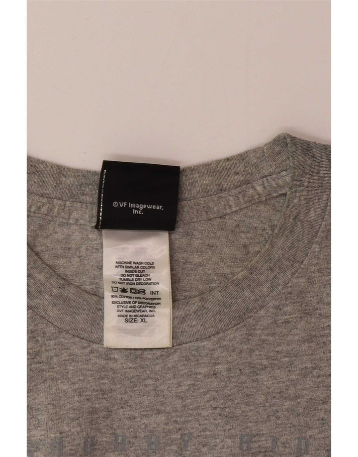 Harley Davidson Mens Graphic T-Shirt Top XL Grey Cotton