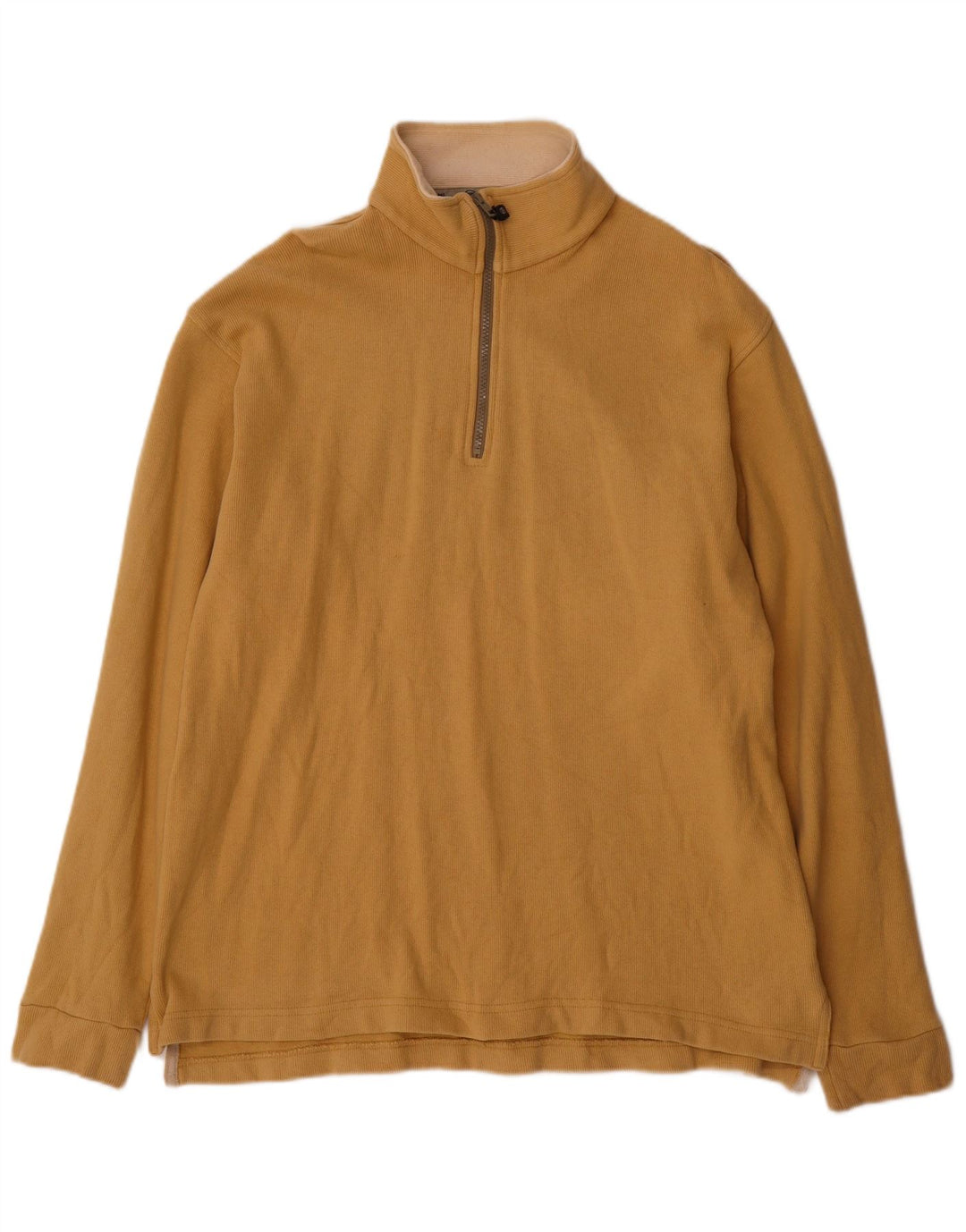 Sergio Tacchini Mens Zip Neck Jumper Sweater XL Brown