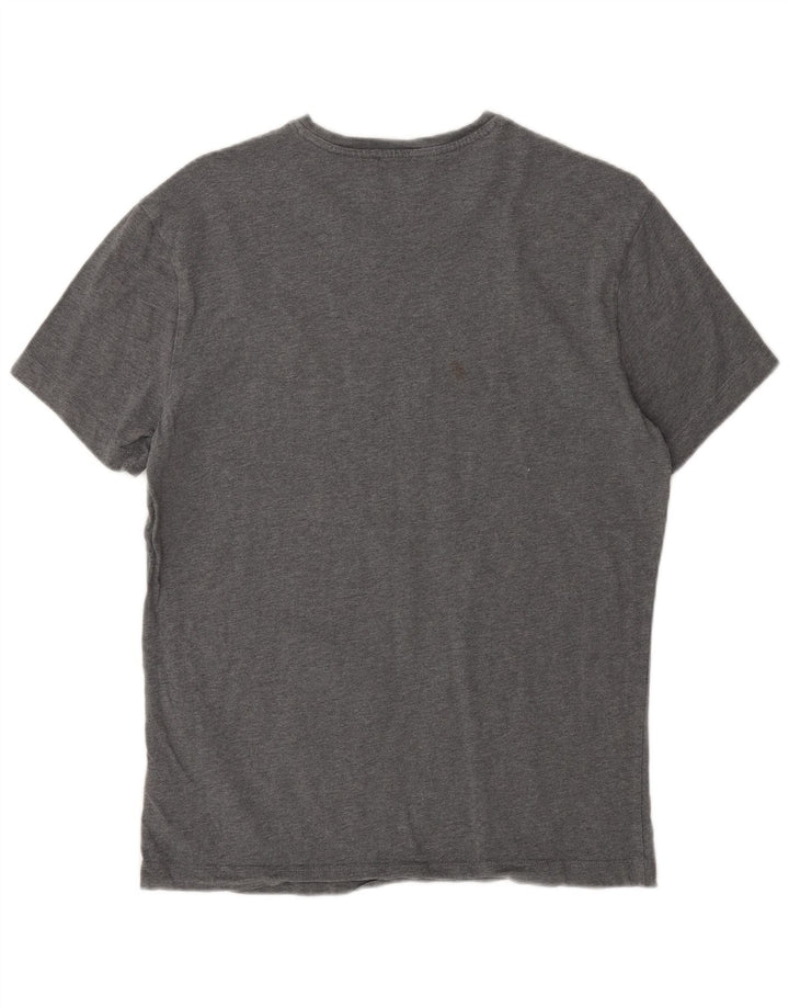 CALVIN KLEIN Mens Graphic T-Shirt Top Medium Grey Cotton
