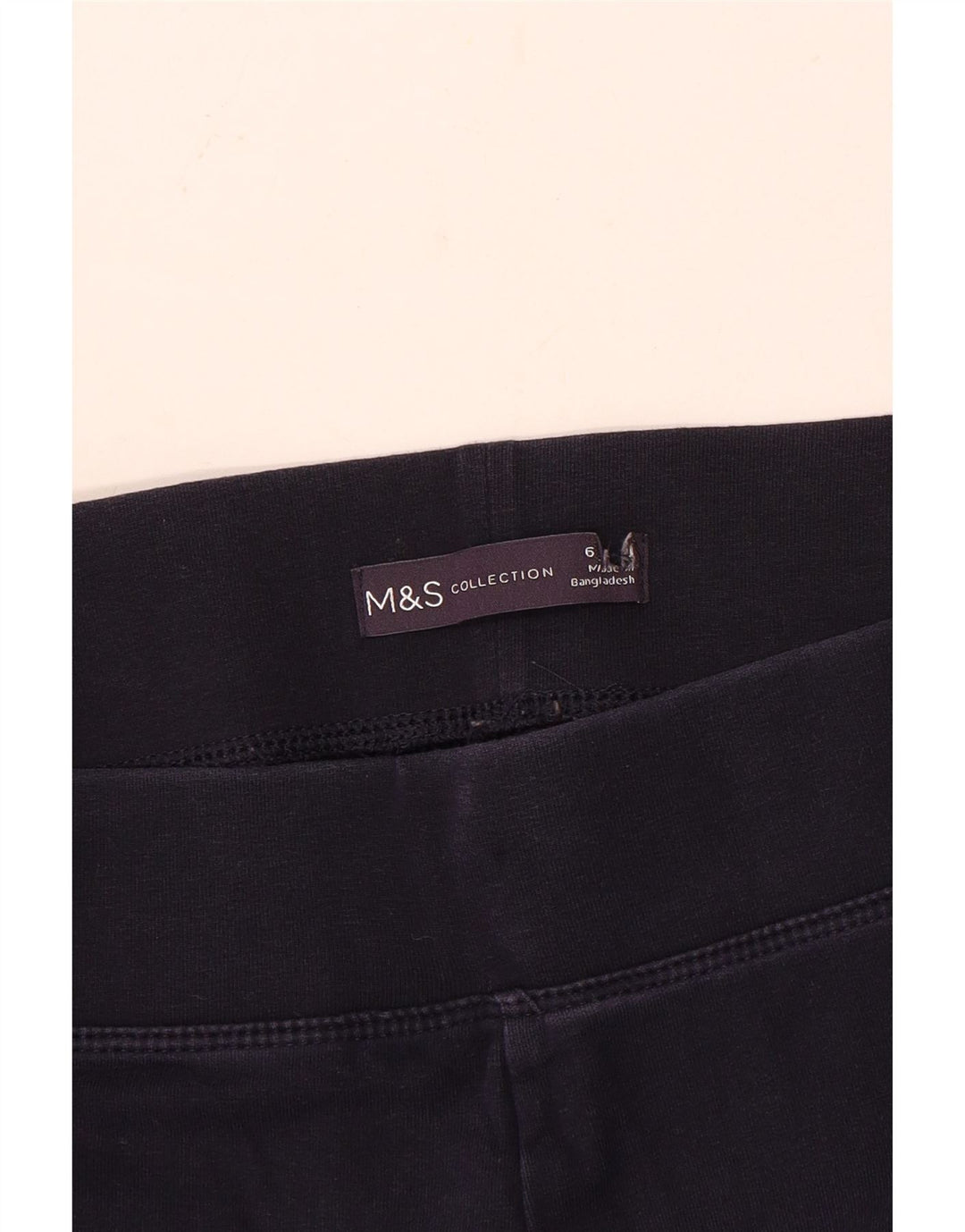 MARKS & SPENCER Womens Tracksuit Trousers UK 6 XS Navy Blue