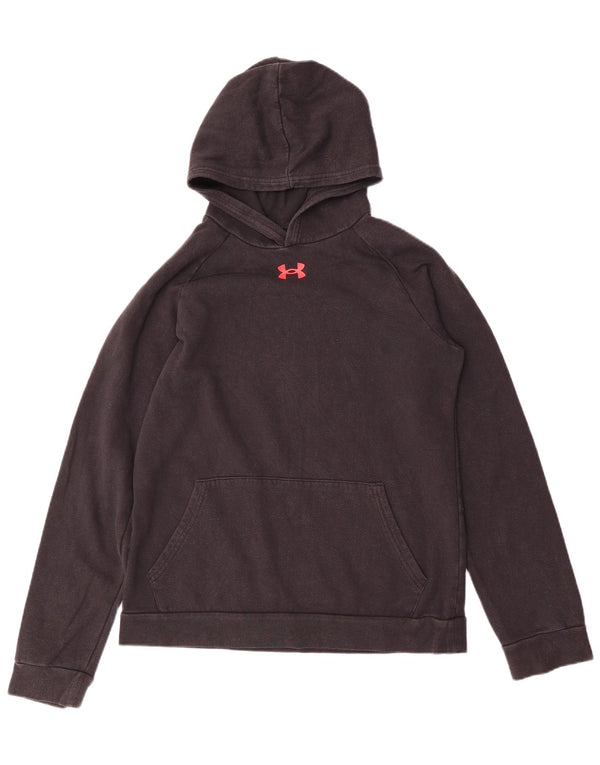 Under Armour Boys Hoodie Jumper 13-14 Years XL Black
