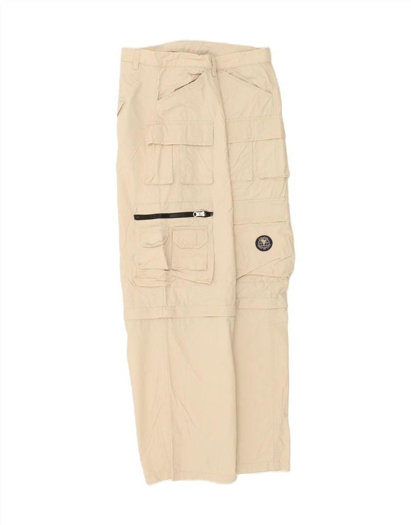 VINTAGE Mens Tapered Cargo Trousers EU 54 2XL W36 L28 Beige Cotton Vintage Vintage and Second-Hand Vintage from Messina Hembry 