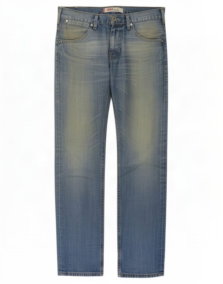 Levi's Mens 504 Straight Jeans W36 L30 Blue