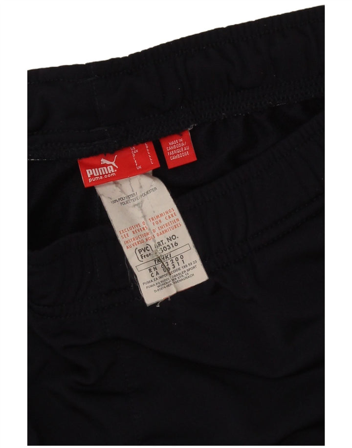 Puma Mens Tracksuit Trousers Large  Navy Blue Polyester