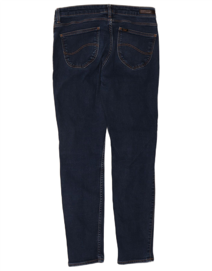 Lee Womens Skinny Jeans W30 L28 Navy Blue Cotton