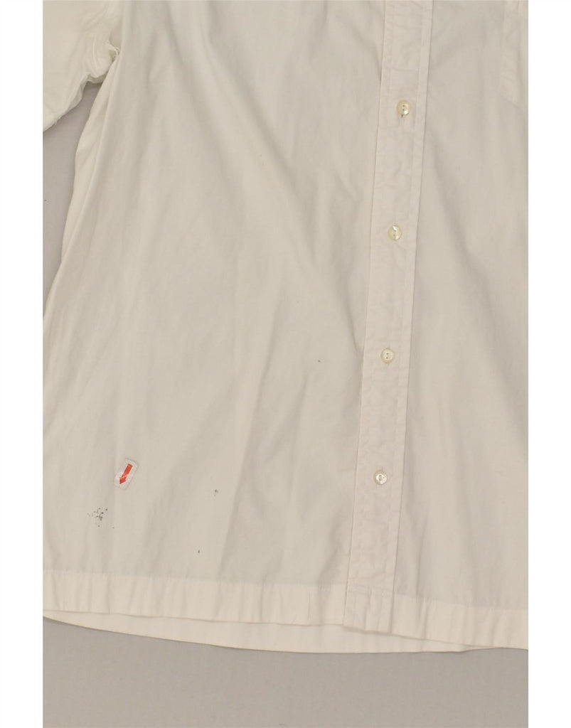 RALPH LAUREN Boys Short Sleeve Shirt 11-12 Years White Cotton Vintage Ralph Lauren and Second-Hand Ralph Lauren from Messina Hembry 