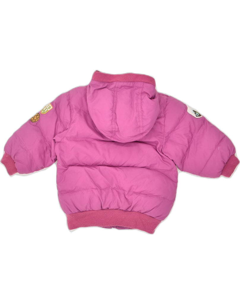 VINTAGE Baby Girls Hooded Parka Jacket 12-18 Months Pink Polyester | Vintage Vintage | Thrift | Second-Hand Vintage | Used Clothing | Messina Hembry 