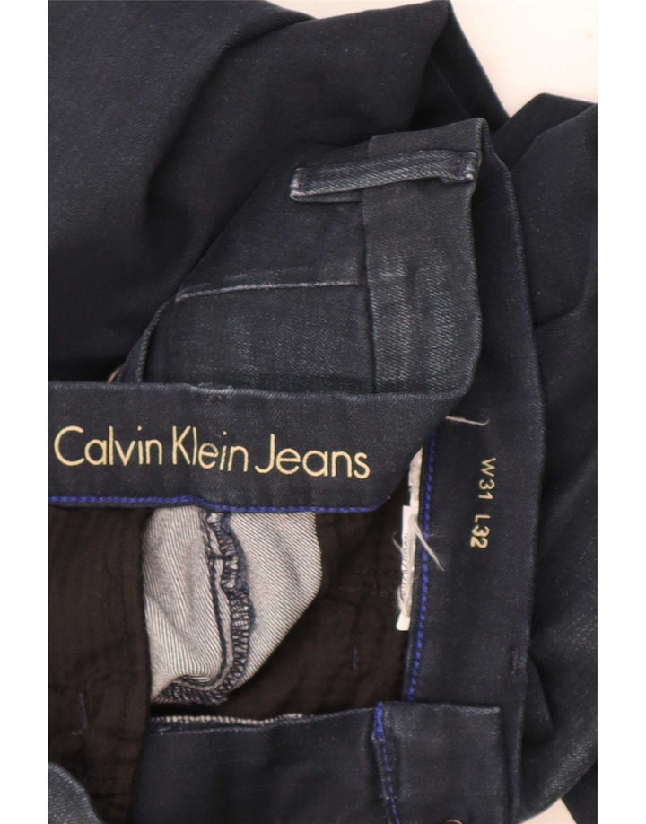 Calvin Klein Mens Slim Jeans W31 L32 Navy Blue