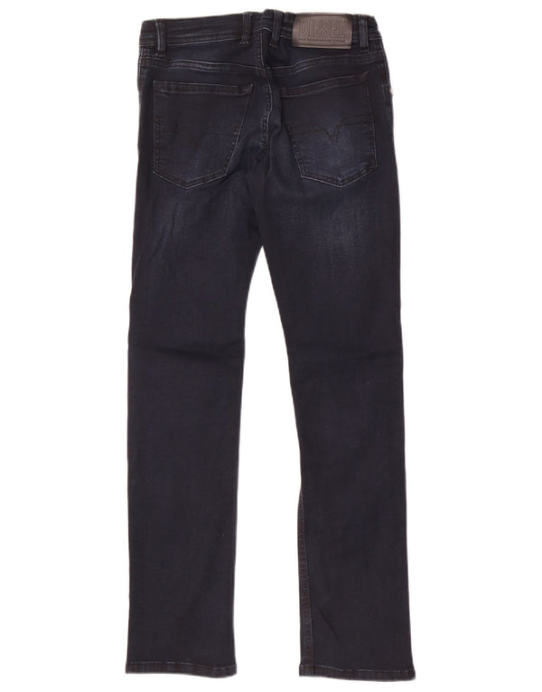 Diesel Boys Waykee-J-N Straight Jeans 9-10 Years W26 L28 Navy Blue