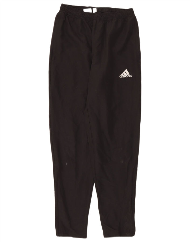 Adidas Mens Aeroready Tracksuit Trousers Small Black Polyester