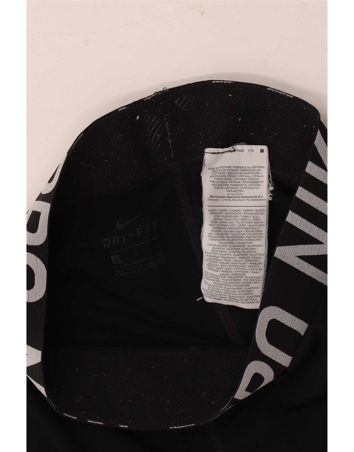 Nike Womens Leggings Small Black Polyester