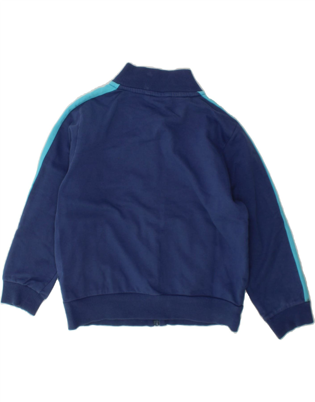 PUMA Boys Tracksuit Top Jacket 3-4 Years Navy Blue Colourblock Cotton Vintage Puma and Second-Hand Puma from Messina Hembry 