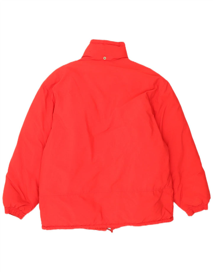 Belfe & Womens Oversized Padded Jacket UK 16 Large Red