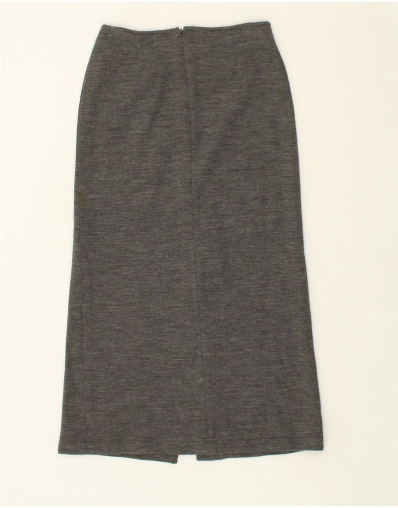 VINTAGE Womens Midi Skirt IT 44 Medium W28  Grey | Vintage Vintage | Thrift | Second-Hand Vintage | Used Clothing | Messina Hembry 