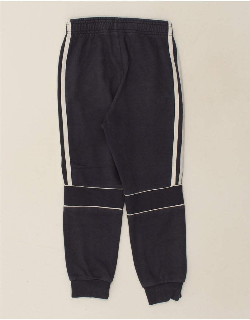 ADIDAS Boys Tracksuit Trousers Joggers 7-8 Years Navy Blue Cotton | Vintage Adidas | Thrift | Second-Hand Adidas | Used Clothing | Messina Hembry 