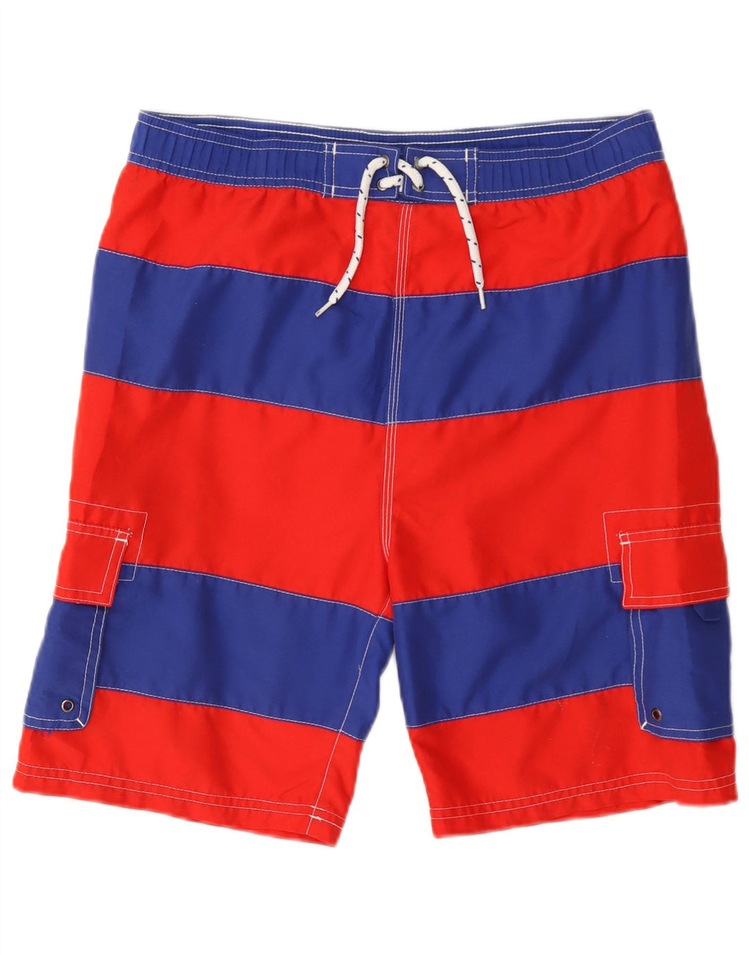 John Lewis Boys Swimming Shorts 11-12 Years Red Striped
