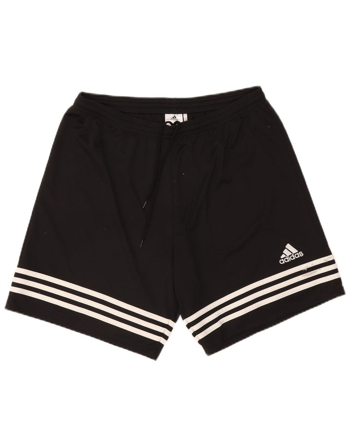 Adidas Mens Climalite Sport Shorts Large Black Polyester