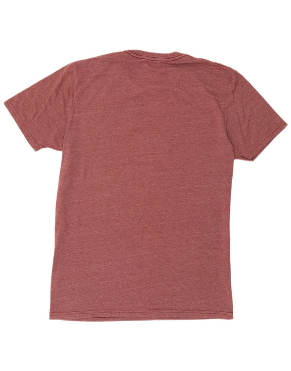 Volcom Mens Graphic T-Shirt Top Large Burgundy Cotton